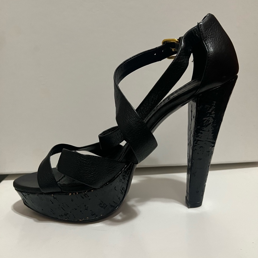 Miu Miu high black sandals